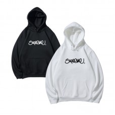 Supreme New Fashion Hoodie Trendy and Comfortable Minimalist Letter Print Couple's Style for Men and Women