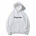 Supreme New Fashion Hoodie Trendy and Comfortable Minimalist Black Letter Print Couple's Style for Men and Women