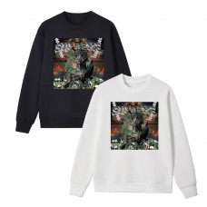 Supreme Casual fashion hoodie, crew neck design, playful print, relaxed and comfortable fit.