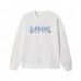 Supreme 'Nuova York' Retro Text Graphic Crewneck – Relaxed Fit & Cozy Breathable Fabric (Black/White)
