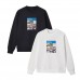 Supreme Urban Collage Photo Graphic Crewneck – Relaxed Fit & Ultra-Soft Fabric (Black/White)