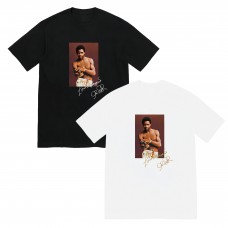 Supreme New Arrival T-Shirt Featuring a portrait print design Relaxed and comfortable fit Stylish silhouette Unisex couple's style