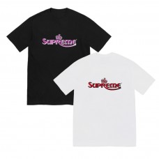 Supreme Streetwear T-Shirt Crown motif with playful lettering print Relaxed fit for comfort Stylish silhouette Unisex couple's style