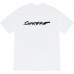 Supreme Streetwear T-Shirt Black and white lettering print Relaxed fit for comfort Stylish silhouette Unisex couple's style