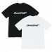 Supreme Streetwear T-Shirt Black and white lettering print Relaxed fit for comfort Stylish silhouette Unisex couple's style
